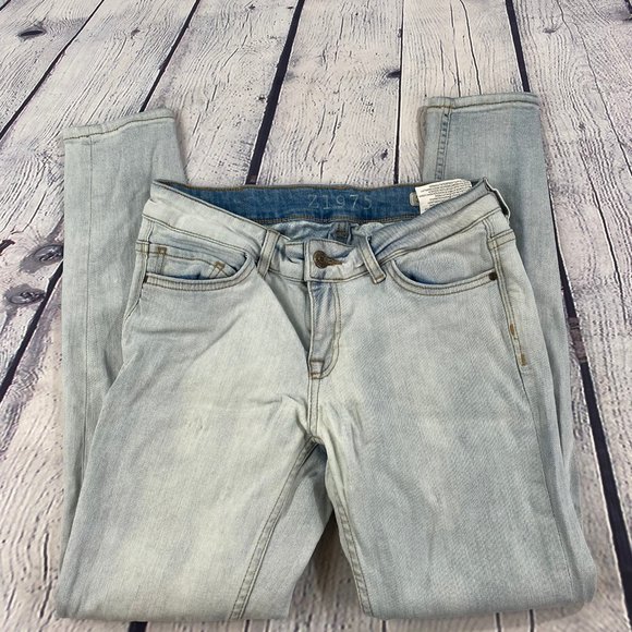 Zara Denim - Zara Denim Basic Z1975 Jeans Mid Rise Skinny Blue